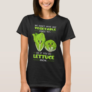 Salatkopfsalat Gemüse Witze Vegetarisch Vegan Sal T-Shirt