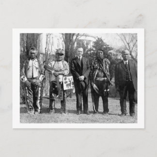 Salbei Amerikanische Ureinwohner, 1925 Postkarte