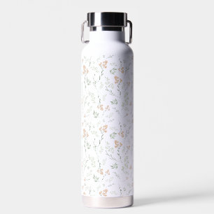 Salbei-Aquarell-Wildblumen-Blumenmuster Trinkflasche