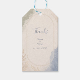 Salbei Blau Botanische minimale Hochzeit Geschenkanhänger