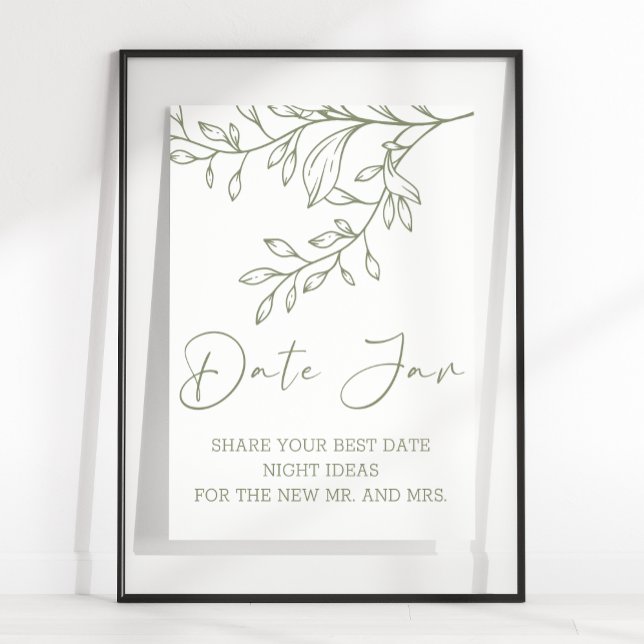 Salbei Boho Blumen Date Night Poster (Von Creator hochgeladen)