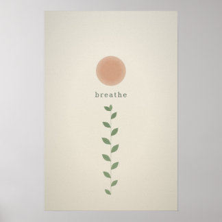 Salbei-Botanik-Therapie-Büro-Wandkunst Poster