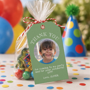 Salbei Danke Geburtstagsjunge Foto  Geschenkanhänger