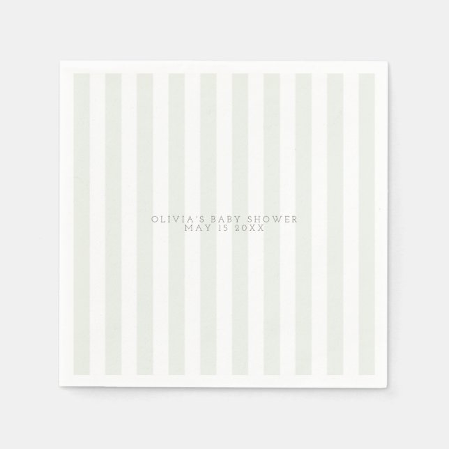 Salbei-Golfwagen Babydusche Serviette (Vorderseite)