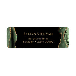 Salbei-Grün-Ager-Rücksendekennzeichen