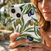 Salbei-Grün-Aquarell-Französisches-Land-Oliven-Mus