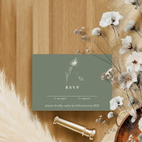 Salbei-Hochzeit Grüner Löwenzahn Freundliche Antwo