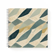 Salbei-Küsten-Batik Parang inspiriertes Geometrisc