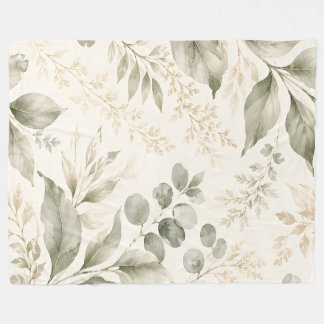 Salbei-Wiese-Botanik-Fliesblanke Fleecedecke