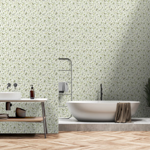Salbeigrün Aquarell Französischer Landhausstil Oli Tapete