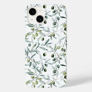 Salbeigrün Aquarell Französisches Landhaus Oliven Case-Mate iPhone 14 Hülle