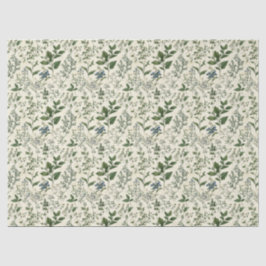 Salbeigrün Botanisches Cottagecore Geburtstag Ihm  Seidenpapier