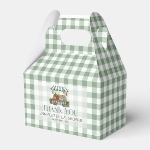 Salbeigrüne Brautparty Frisch auf dem Markt Geschenkschachtel