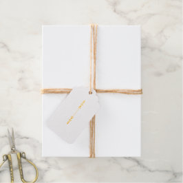 Salbeigrüne Monogramm-Hochzeit Geschenkanhänger
