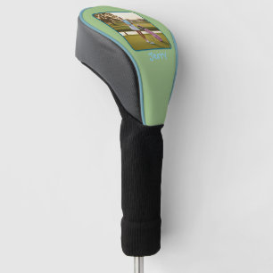 Salbeigrüne Personalisierte Foto Individuell Golf Headcover