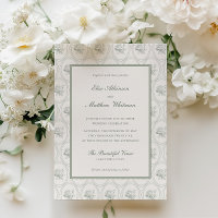 Salbeigrüne Rosenhochzeit
