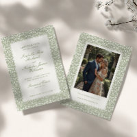 Salbeigrüne Vintage-Gartenhochzeit