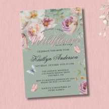 Salbeigrüne Wildblumen-Schmetterling Mädchen Baby