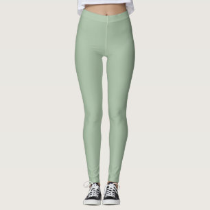 Salbeigrüne Yoga-Leggings Leggings