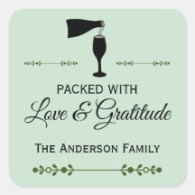Salbeigrüner "Mit Liebe Verpackt" Thanksgiving-Auf