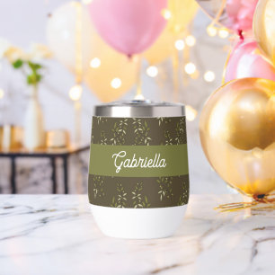 Salbeigrünes französisches Land Olivole-Mustername