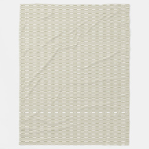 Salbeigrünes geometrisches Muster Fleece-Decke Fleecedecke