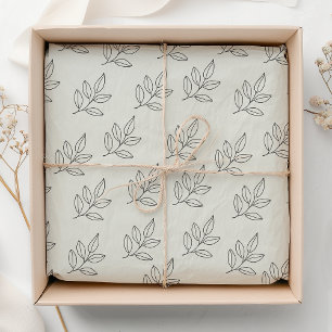 Salbeigrünes minimalistisches botanisches Papier f