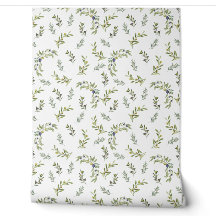 Salbeigrünes Wasserfarben-Chic-Oliv-Muster