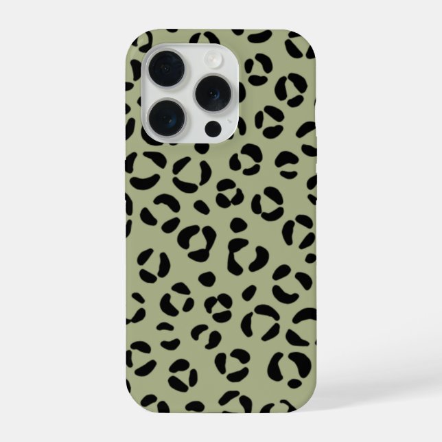 Salbeileopard iPhone Hülle (Rückseite)