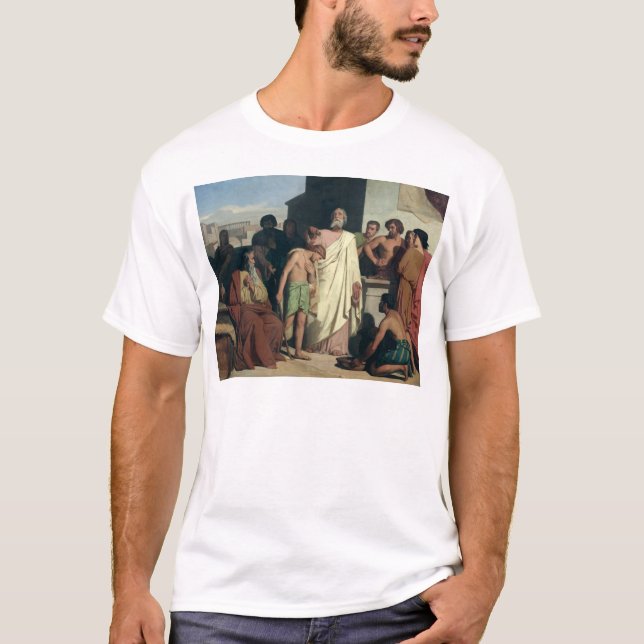 Salben von David durch Saul, 1842 T-Shirt (Vorderseite)