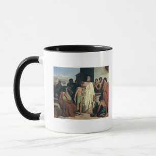 Salben von David durch Saul, 1842 Tasse