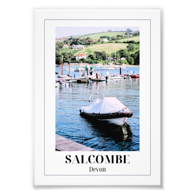 Salcombe Devon Fotodruck (Vorne)