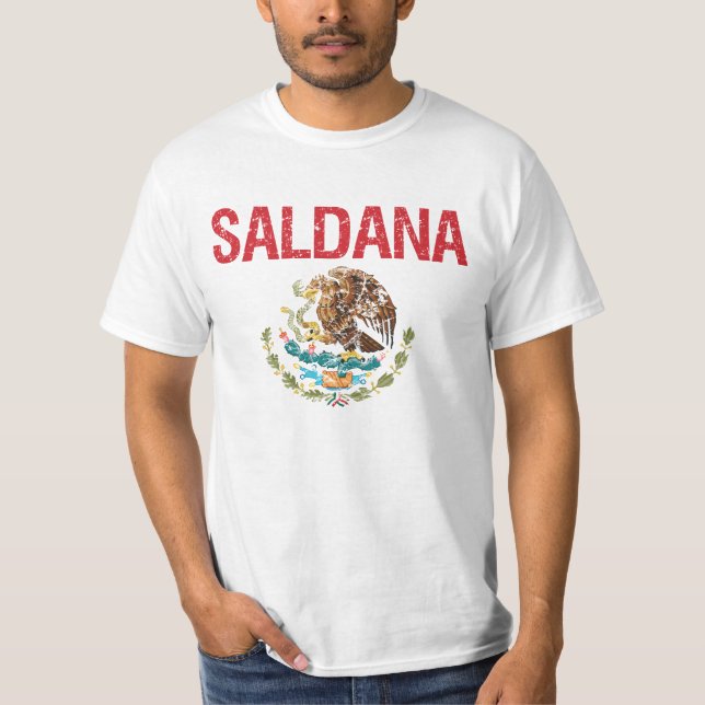 Saldana Familienname T-Shirt (Vorderseite)