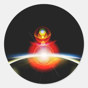 Saldo Runder Aufkleber