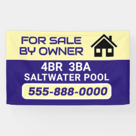 "Sale by Owner" customized banner