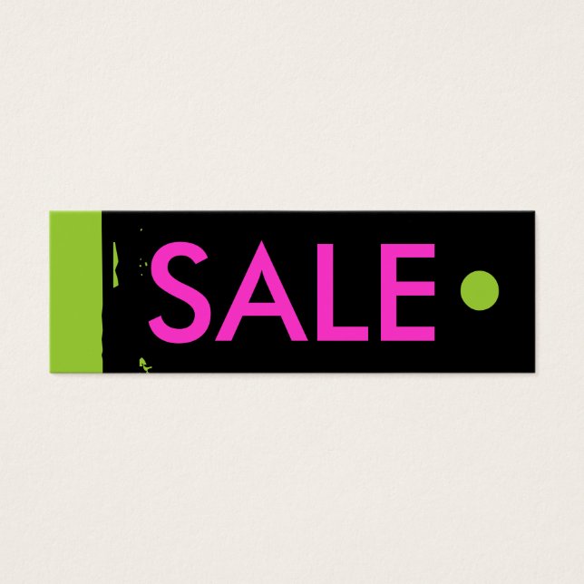 "SALE" Hang Tag (Vorderseite)