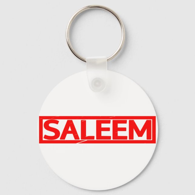 Saleem Briefmarke Schlüsselanhänger (Vorderseite)