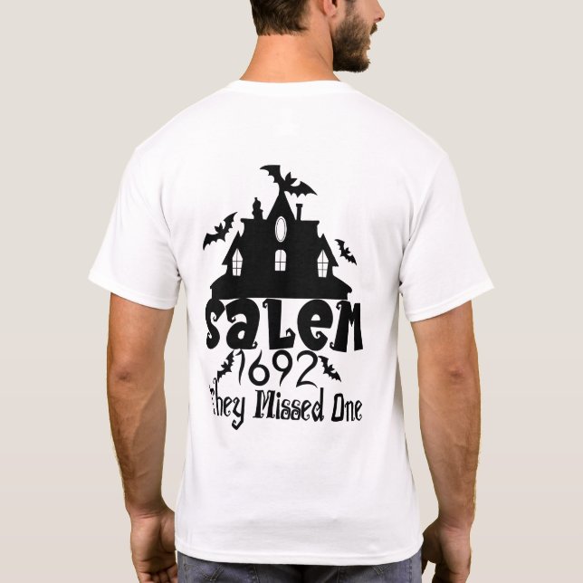 Salem 1692: Der, der weg Got T-Shirt (Rückseite)