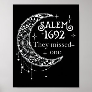Salem 1692 sie vermissten eins - Salem Hexe 1692 H Poster