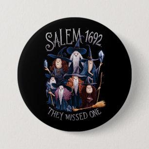 Salem 1692 Sie verpassten eine Halloween-Hexe Button