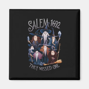 Salem 1692 Sie verpassten eine Halloween-Hexe Magnet