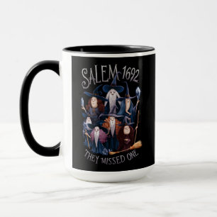 Salem 1692 Sie verpassten eine Halloween-Hexe Tasse