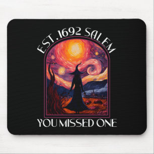 Salem 1692 vermissten sie eine Hexe Halloween Van Mousepad