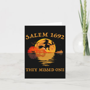 Salem 1692 verpasste eine Hexenmeistersaal Karte