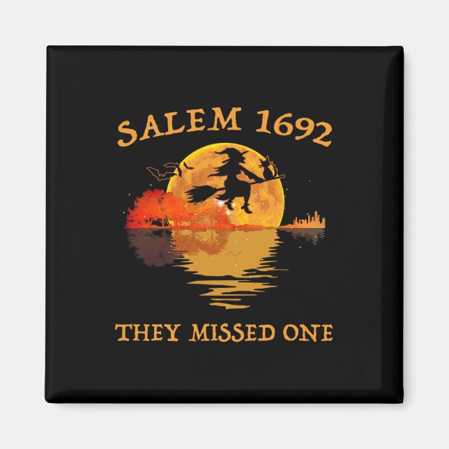 Salem 1692 verpasste eine Hexenmeistersaal Magnet (Vorne)