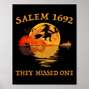 Salem 1692 verpasste eine Hexenmeistersaal Poster