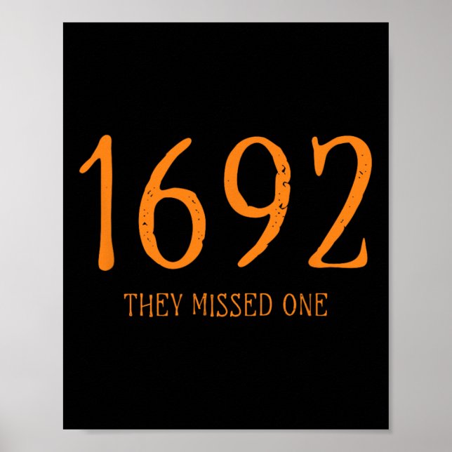Salem 1692 verpassten sie ein Fun Halloween Hexe 1 Poster (Vorne)