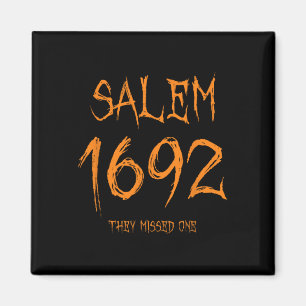 Salem 1692 verpassten sie eine Fun Halloween Hexe Magnet