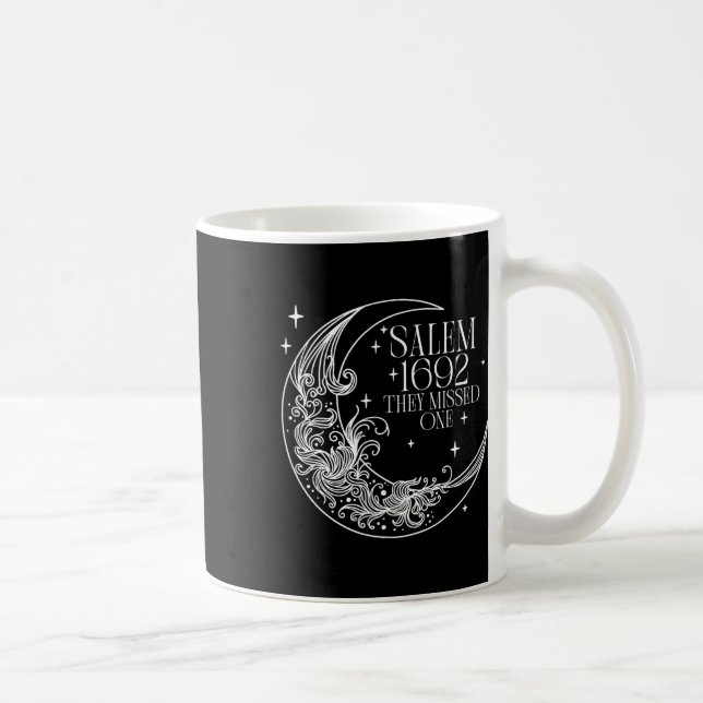 Salem 1692 verpassten sie eine Hexe Halloween 5 Kaffeetasse (Rechts)