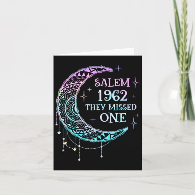 Salem 1692 verpassten sie einen Hexenhals-Trick O Karte (Vorderseite)